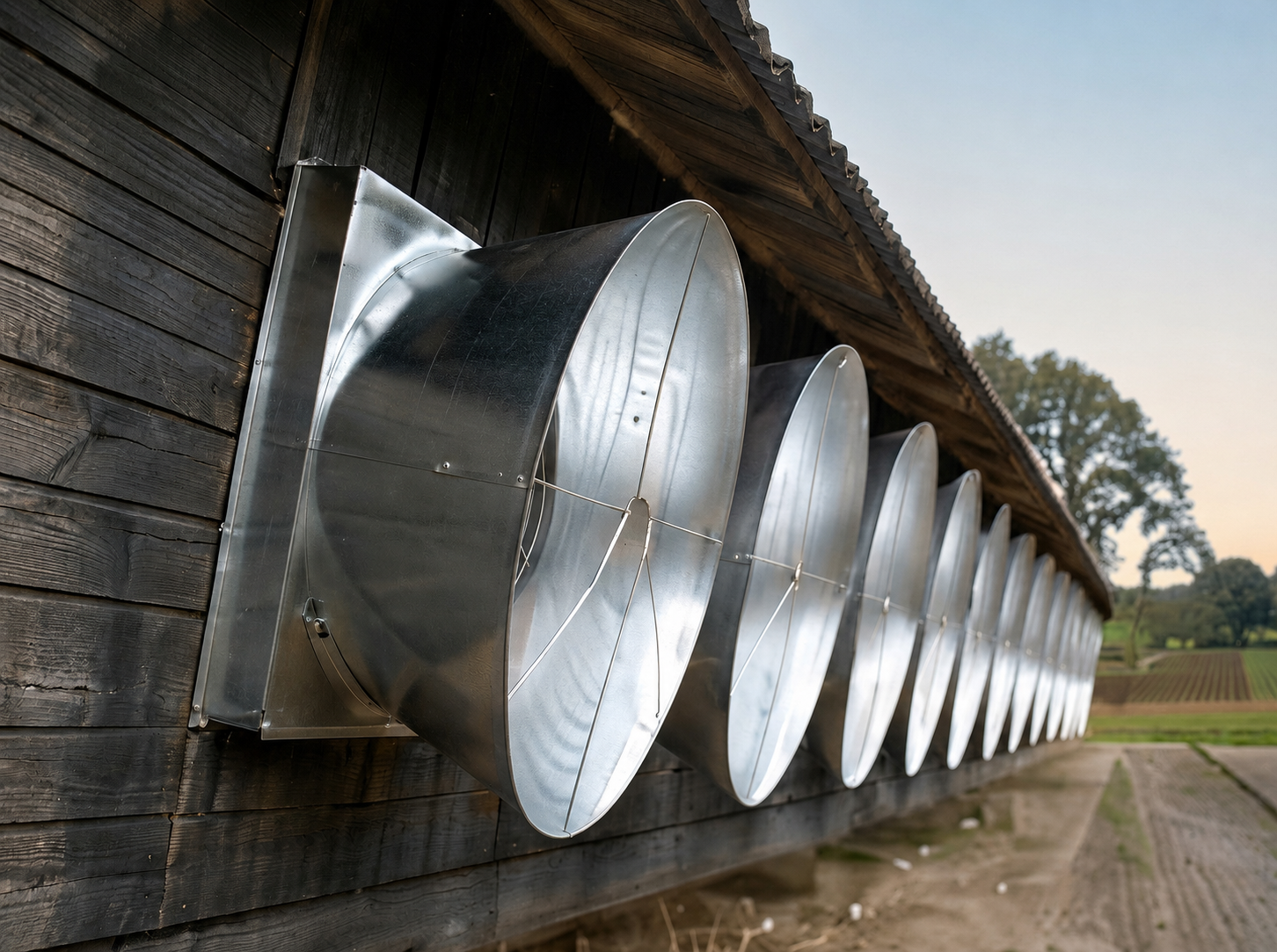 Instalare ventilator conic tunel